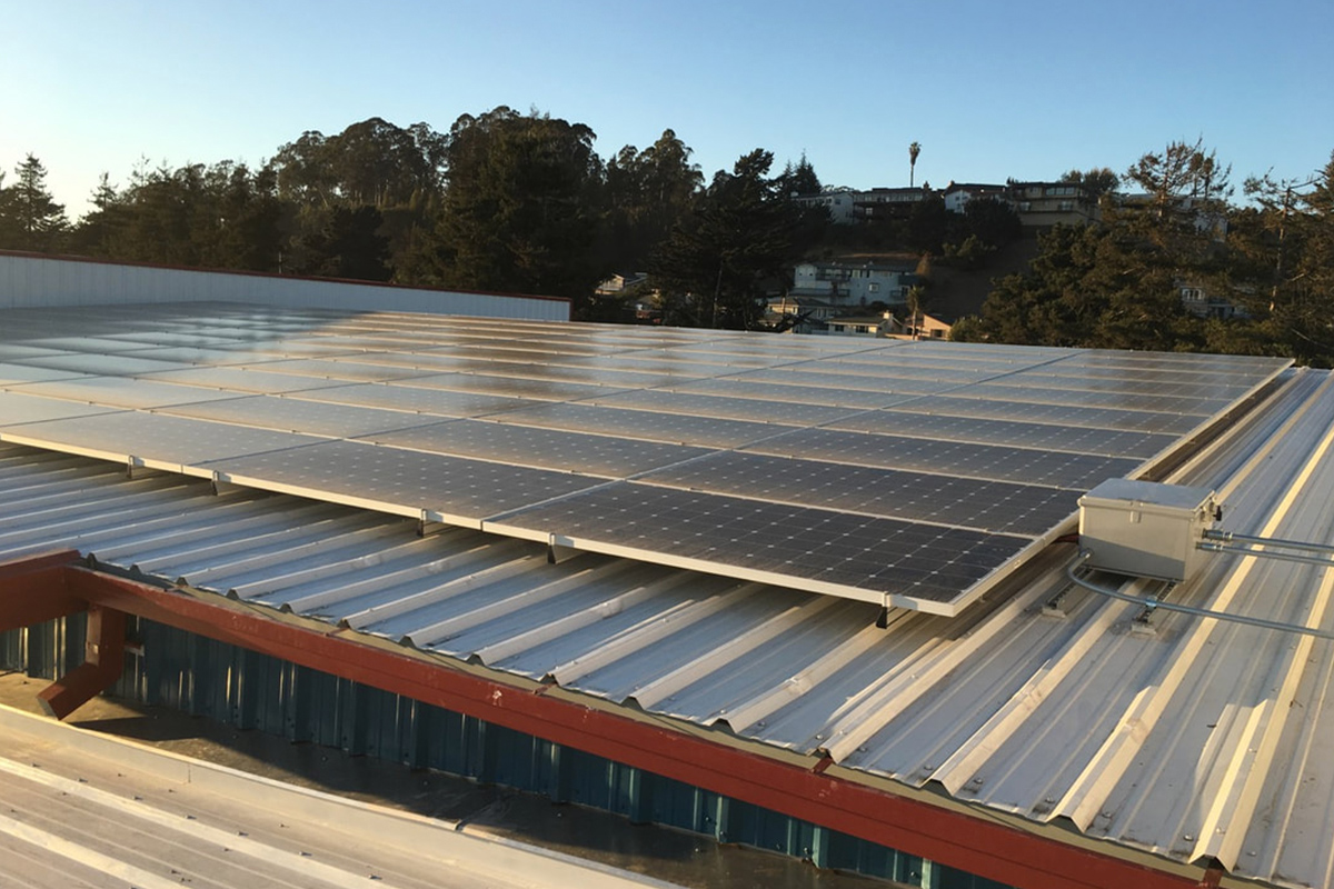 Sandbar Solar roof array 2