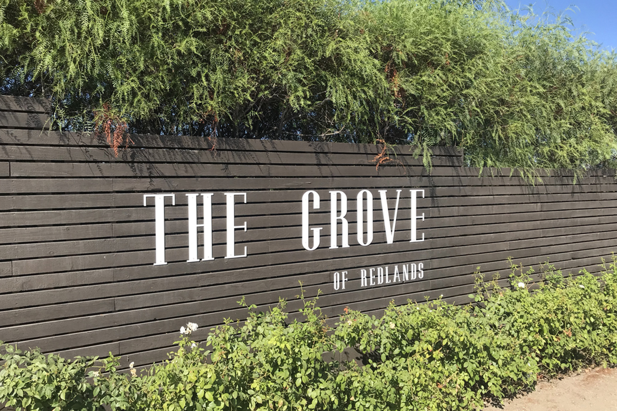 The Grove sign