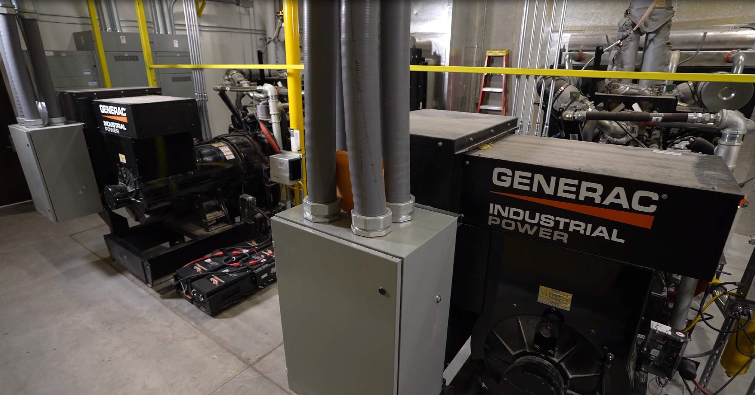 Two of Generac's Commercial and Industrial Generators